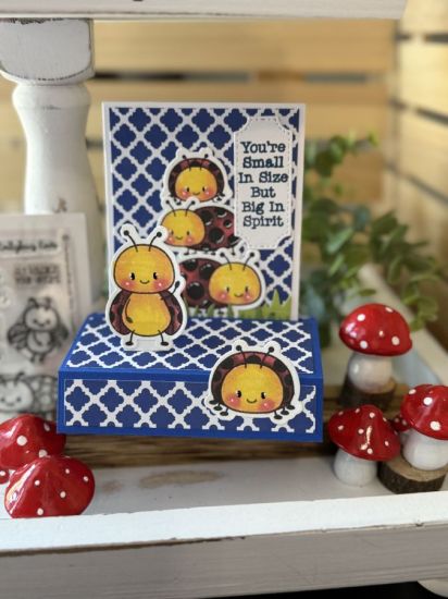 Keywords: PullUpFunFoldCard more loveable ladybugs