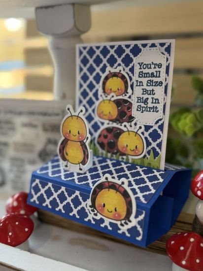 Keywords: PullUpFunFoldCard more loveable ladybugs