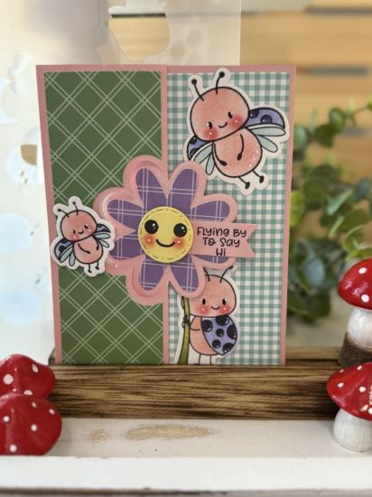 Keywords: lovable ladybugs solids/stencil
