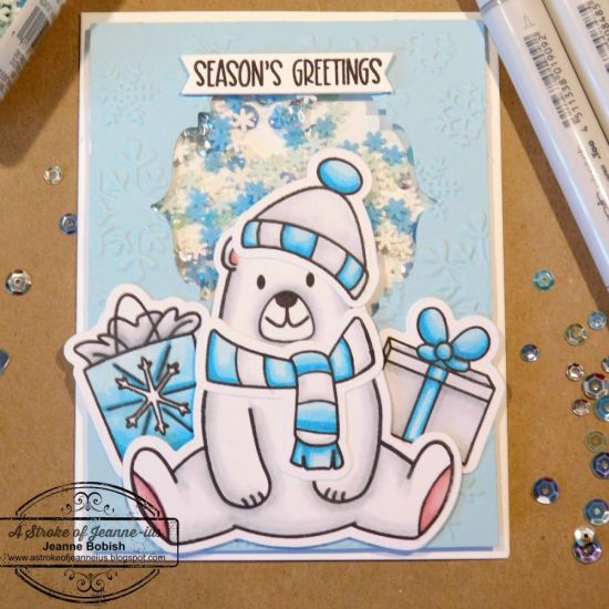 polar bear 2
Shaker Card using PolarBear2 and Extras4PolarBear2 sets 
Keywords: polar bear, coloring, shaker, card,