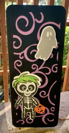 Halloween Card
Slimline Halloween Card
Keywords: Slimline Halloween Card