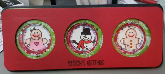 Christmas Time
This is a tunnel shaker card made in Christmas Theme
