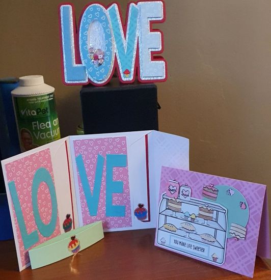 Cards from the Sweet Treats Class
