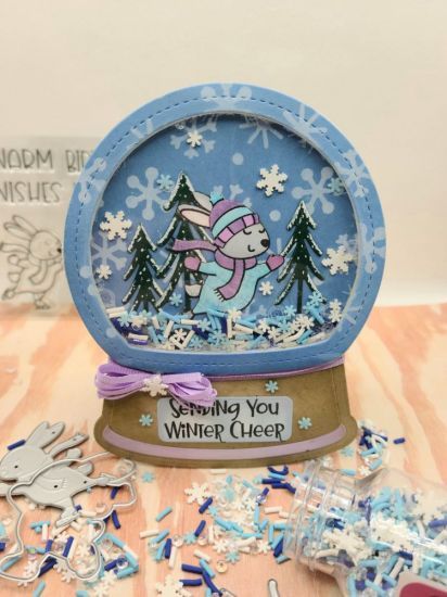 Snowglobe shaker card
Keywords: Snowglobe skatingin2winter shaker