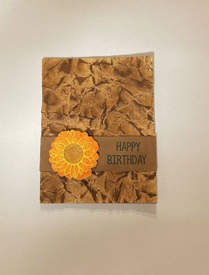 30 second card in 5 minutes
Hello Sunflower, beargang2stamp, 
