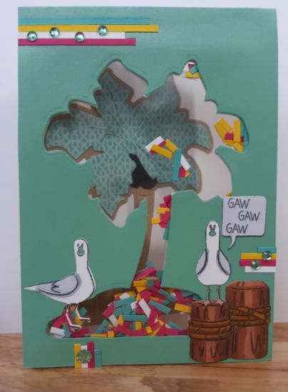 Keywords: seaside seagulls
