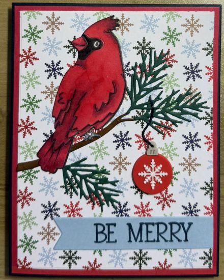 Be Merry Cardinal
Just a cardinal on a branch wishing you a Merry Christmas
Keywords: cardinal be merry Christmas