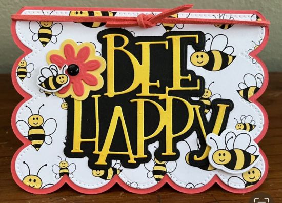 Bee happy bee you A1 card
Bee you and A1 card from Feb Card Kit
Keywords: Bees bee you bee happy