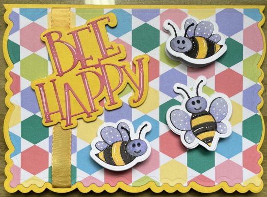 Lift up bumblebees 1
Mini bumblebee fold its on the front of a card
Keywords: Bumble bees