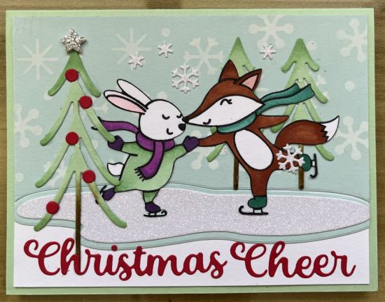 Christmas cheer skating
Bunny and fox ice skating in a pond
Keywords: Pond skating bunny fox Christmas