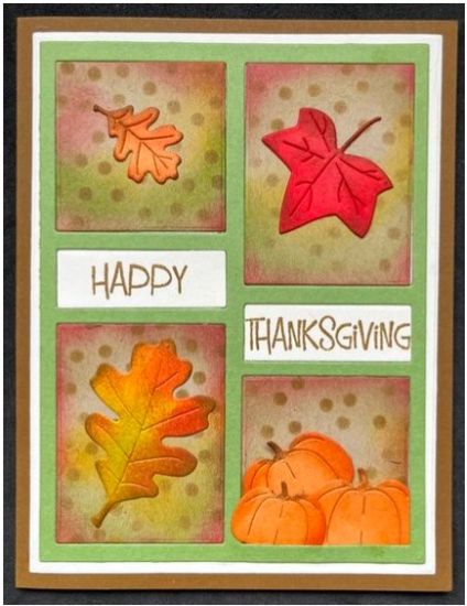 Happy Thanksgiving Leafs and Pumpkins
A Thanksgiving card using the A2 Grid some fall leaves and pumpkins
Keywords: Thanksgiving leaf grid A2