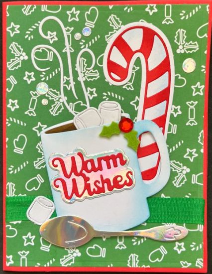 Warm hot chocolate wishes
A christmas card with hot chocolate and a candy cane
Keywords: hot_chocolate candy_cane christmas