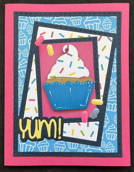 Yummy cupcake
titled rectangle frame with cupcake
Keywords: cupcake rectangle frame