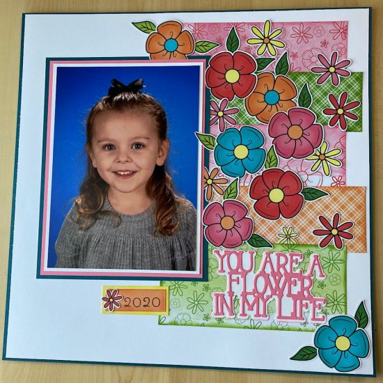 March kit scrapbook page
Keywords: March kit scrapbook page