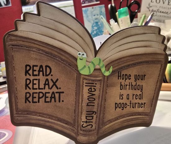 Keywords: Book worm birthday
