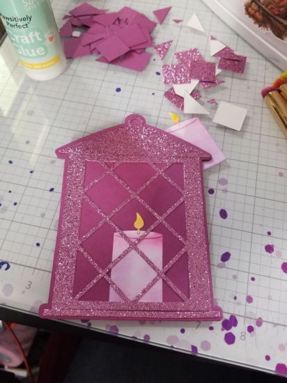 Purple lantern 
