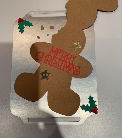 Gingerbread cookie sheet card (inside)
Keywords: Christmas gingerbread