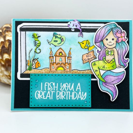 Mermaid birthday
Keywords: Mermaid, fish, fishtank