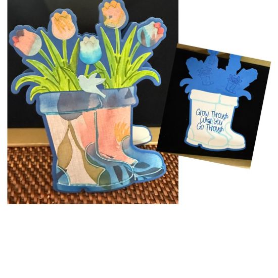 Grow through 
Tulips & Boots (Fold-it Club May 2026)
