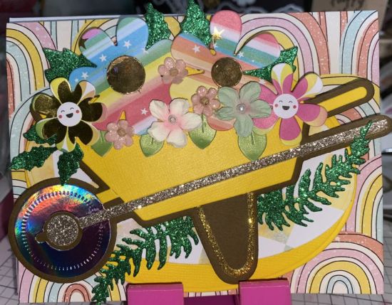 Fun Floral frenzy
Wheelbarrow fold it
