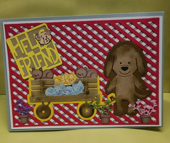Dog wagon kittens
