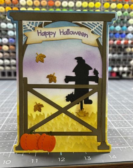 Halloween 
Arch Fold It Halloween card
Keywords: Halloween