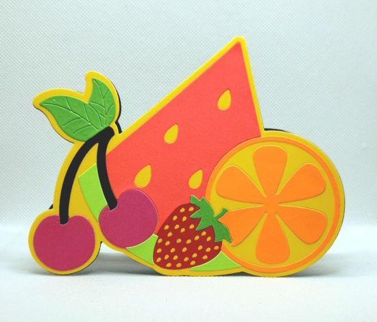 Fruit Fold It Neon Card
