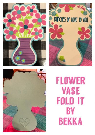 Flower Vase Fold-It Collage

