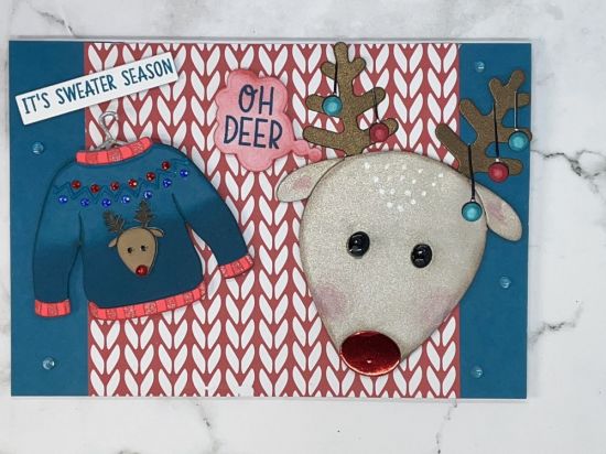 Warm Wishes Collection
Keywords: Winter Wishes Collection, A1 Reindeer Fold-It, Crazy Sweater 2 Stamp