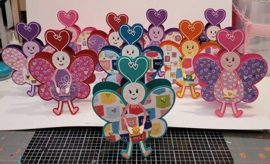 Made from home with friends and oh happy day paper pads
Keywords: Love bug fold it