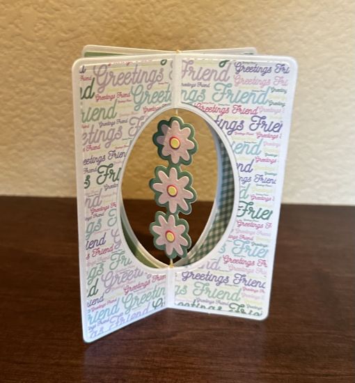 I used the Greeting Friends Collection paper pad for all the layering. 
