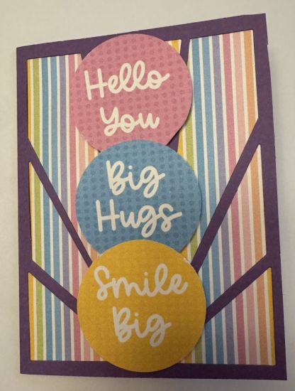Card #3 
The Front of card #3
