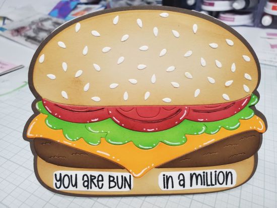 Bun in a million
Hamburger card
Keywords: Hamburger, fold it 