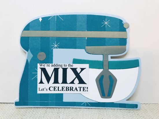 Mixer Wedding Shower Invitation
Wording is Computer Journaled
