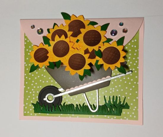 Happy Sunflowers (Closed)
Cheerful 3 Fold-It’s in One Card
