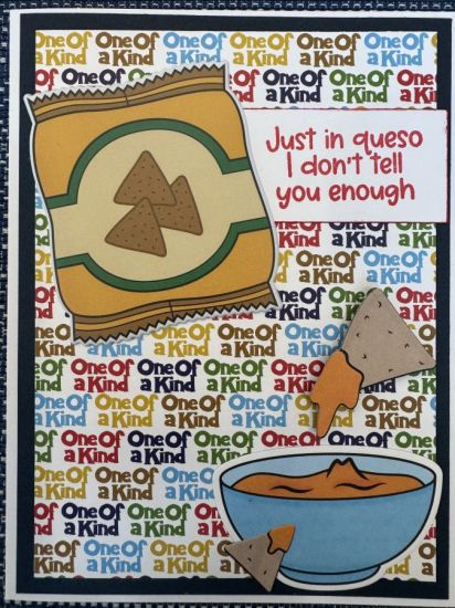 Just in queso card
Keywords: Chips Galore puffy sticker