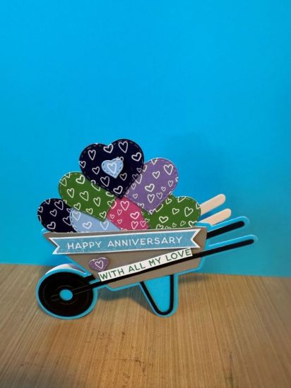 Anniversary Card
Wheelbarrow Fold it
Keywords: Wheelbarrow fold it