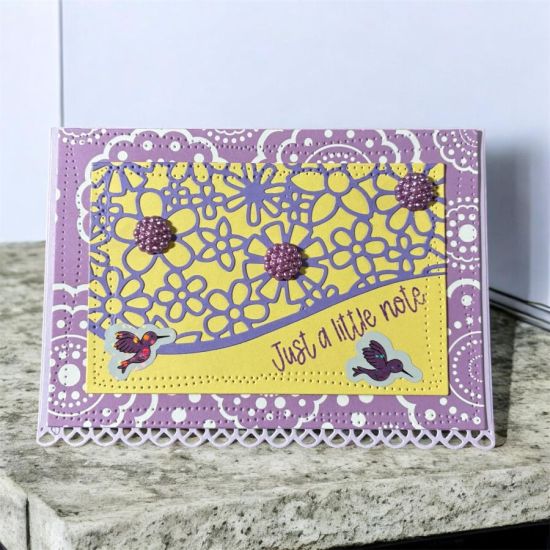 Keywords: Humming Birds, A1 Fancy Edge Card